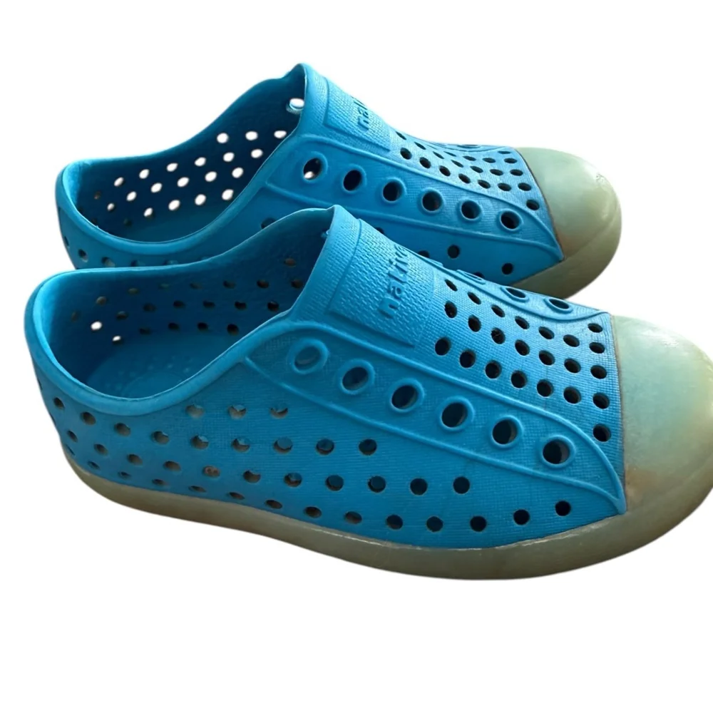 Native Shoes Jefferson Blue Toddler C7 Slip On Water Shoes